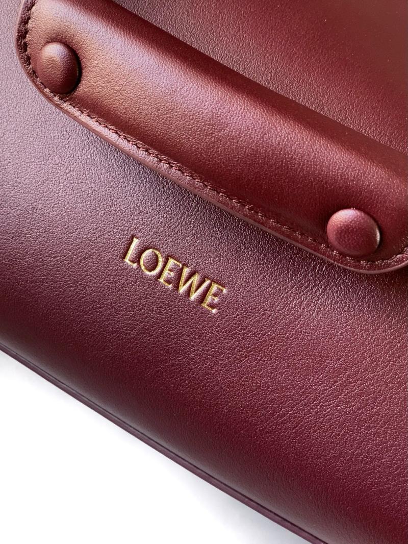 Medium Loewe Madrid bag Dark Burgundy L1129
