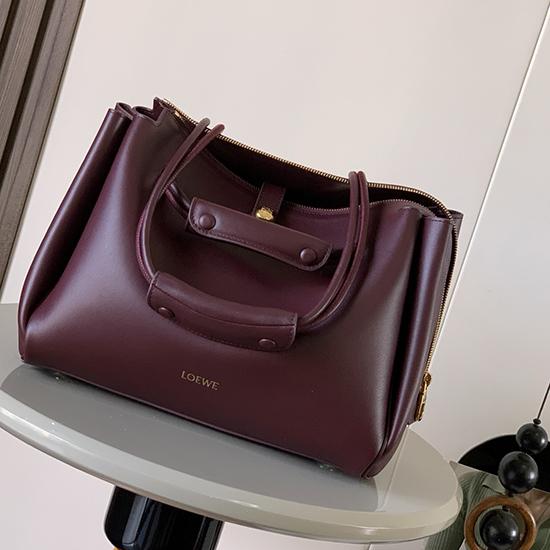 Medium Loewe Madrid bag Dark Burgundy L1129