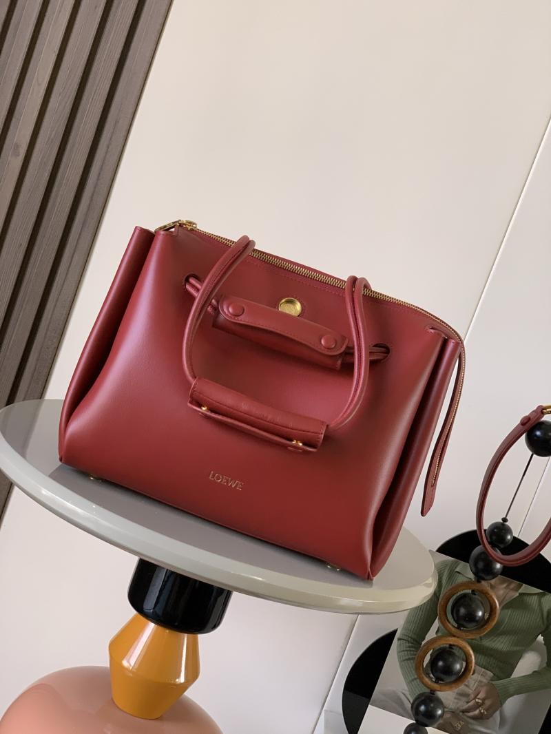 Medium Loewe Madrid bag Red L1129