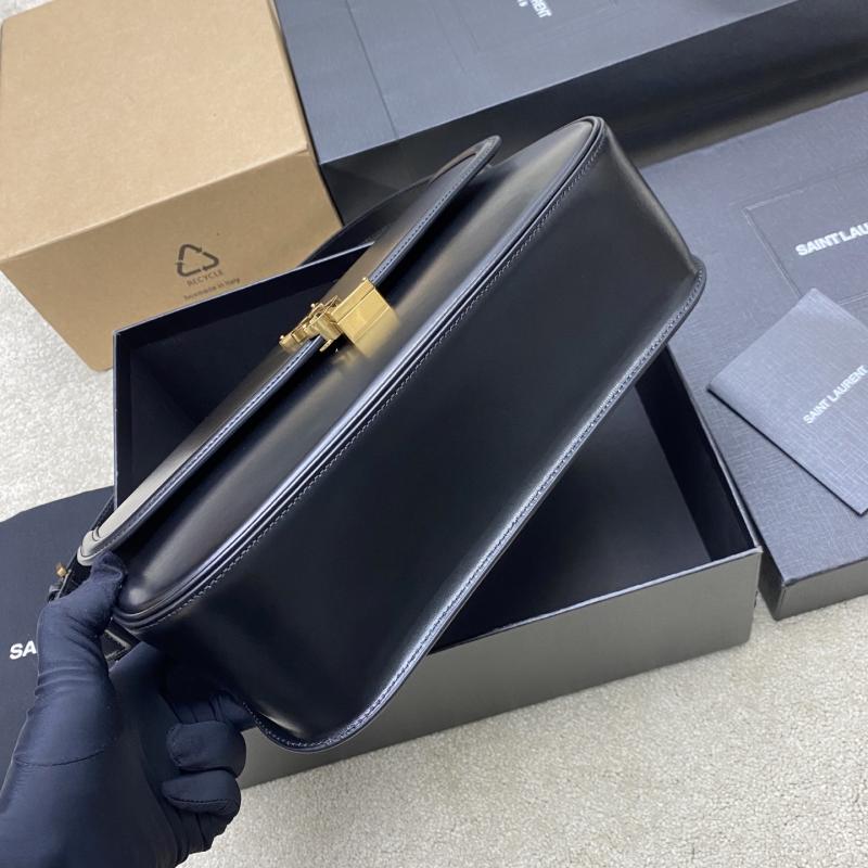 Saint Laurent Solferino Large Black 832332