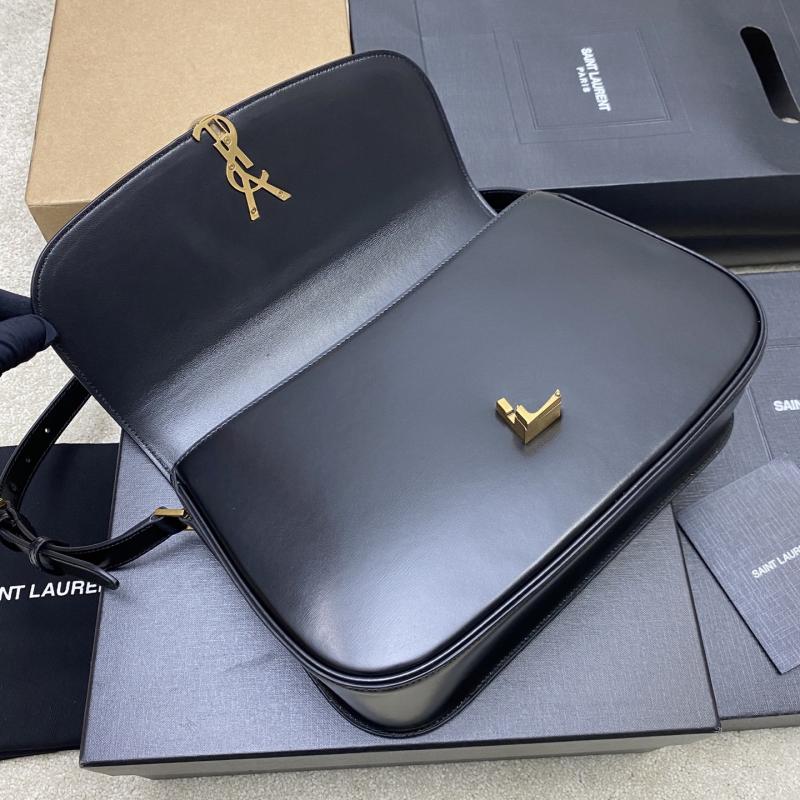 Saint Laurent Solferino Large Black 832332