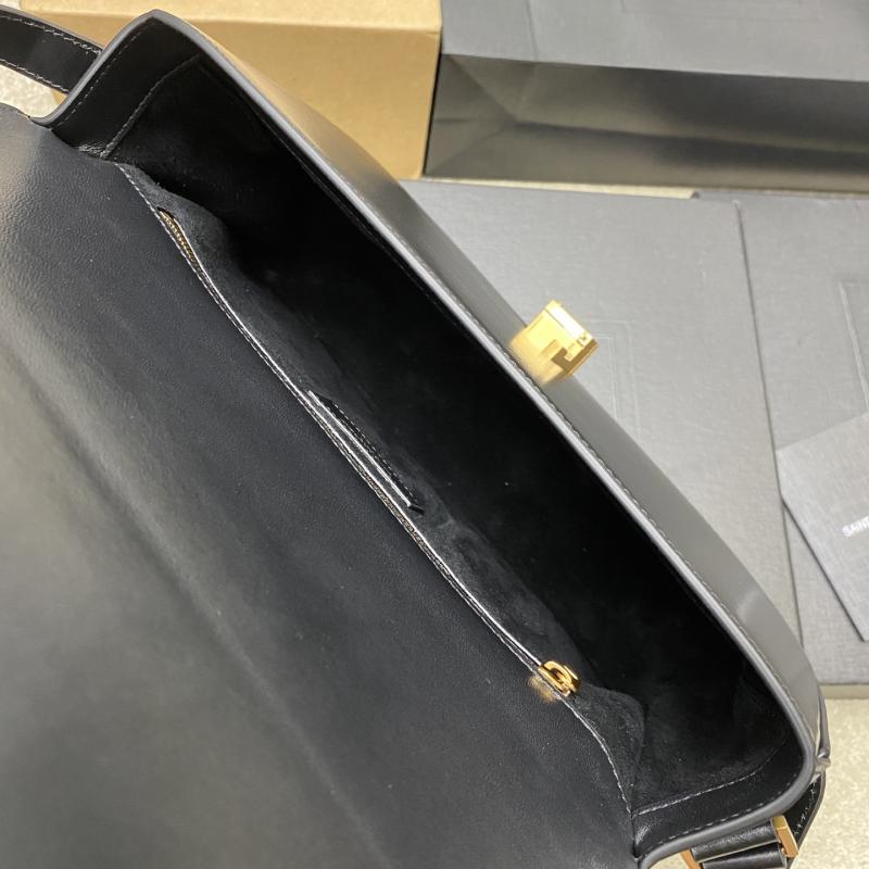 Saint Laurent Solferino Large Black 832332