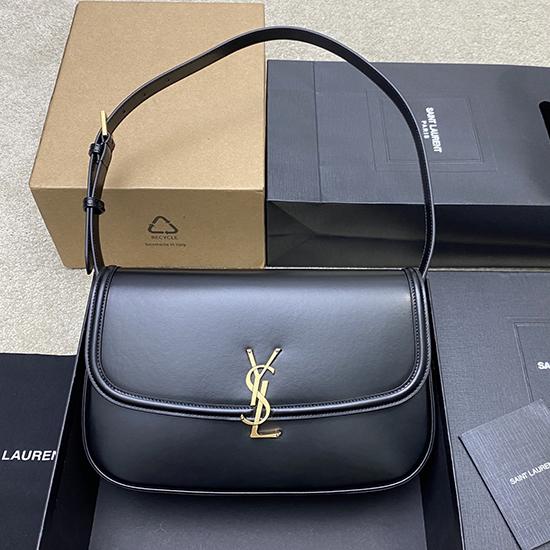 Saint Laurent Solferino Large Black 832332