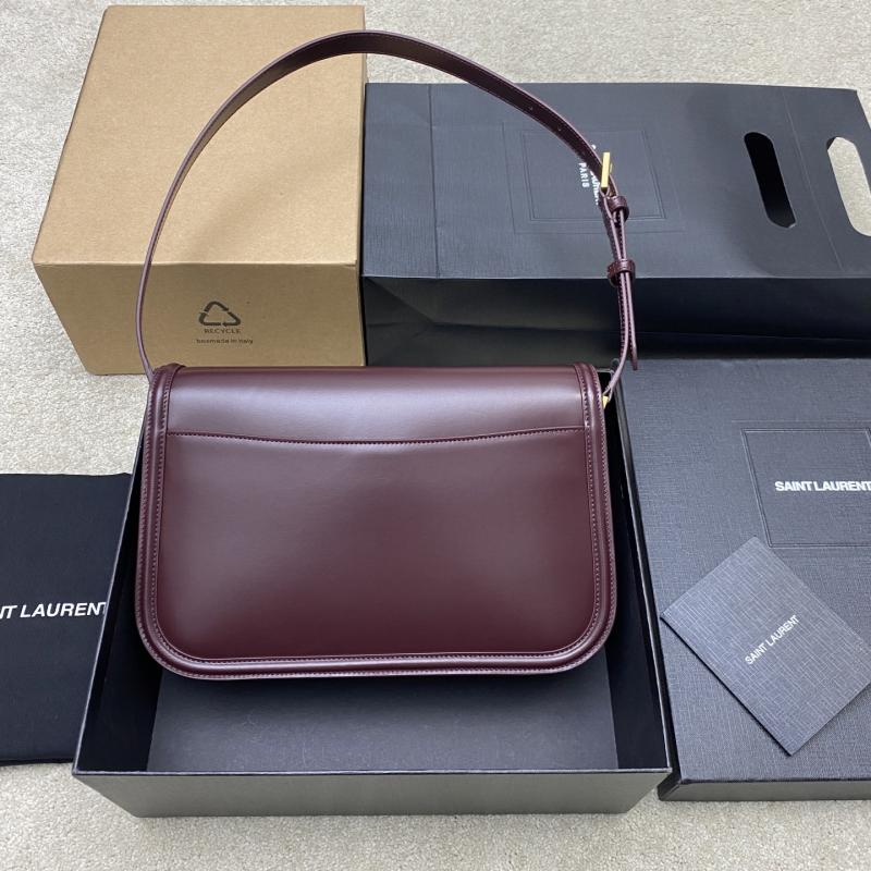 Saint Laurent Solferino Large Burgundy 832332