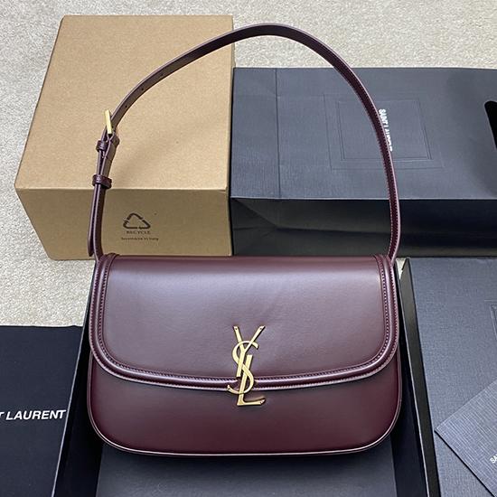 Saint Laurent Solferino Large Burgundy 832332