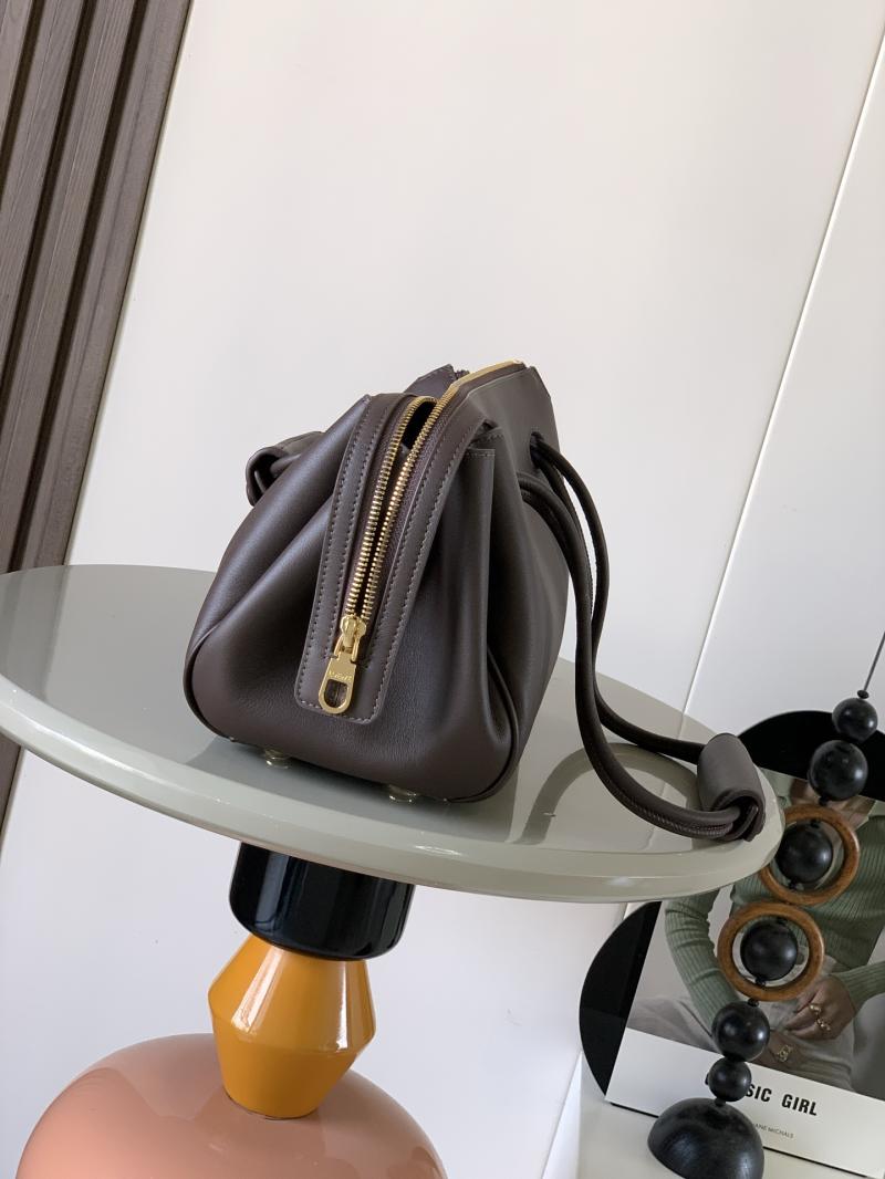 Small Loewe Madrid bag Dark Brownie L9146