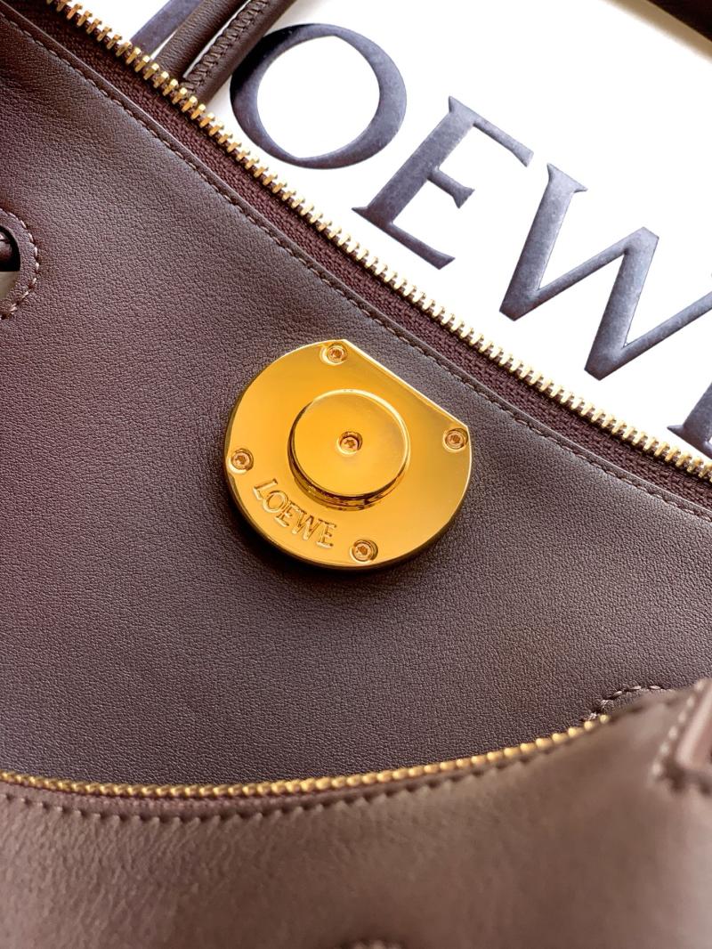 Small Loewe Madrid bag Dark Brownie L9146