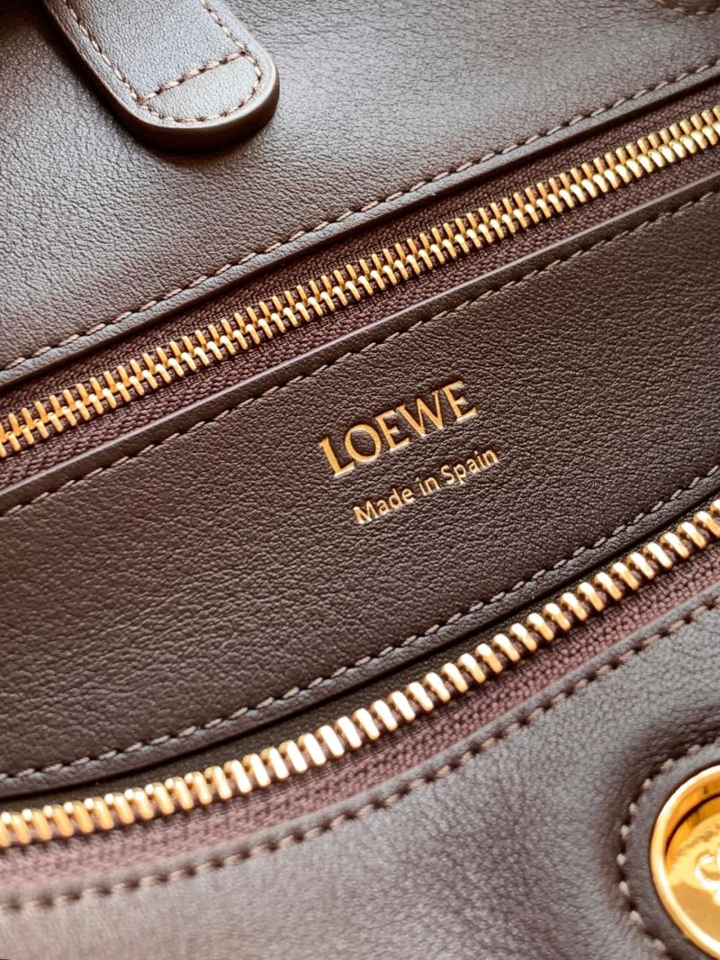 Small Loewe Madrid bag Dark Brownie L9146