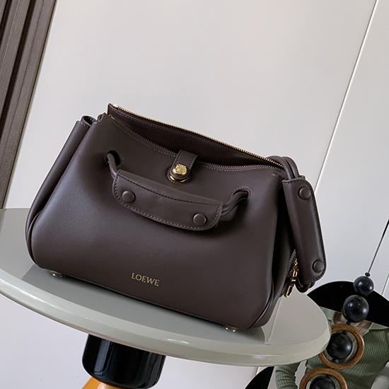 Small Loewe Madrid bag Dark Brownie L9146