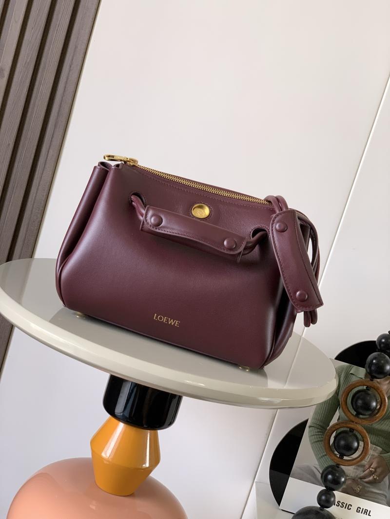 Small Loewe Madrid bag Dark Burgundy L9146