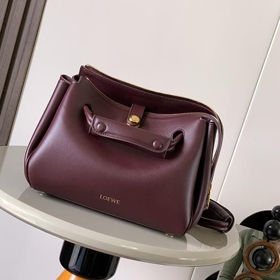 Small Loewe Madrid bag Dark Burgundy L9146