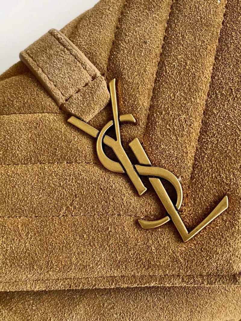YSL Suede College Mini Chain Bag Leaf 779430
