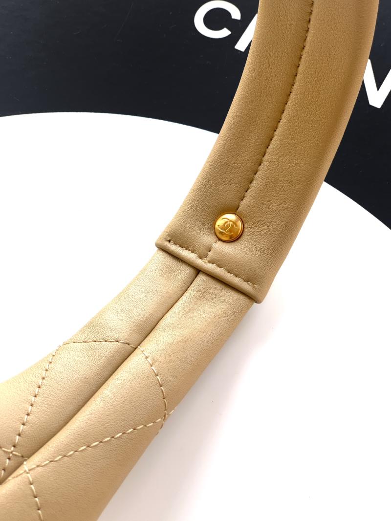 Chanel Calfskin Large Hobo Bag Beige AS5967