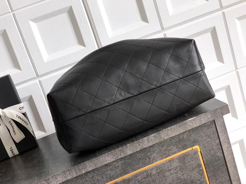 Chanel Calfskin Large Hobo Bag Black AS5967