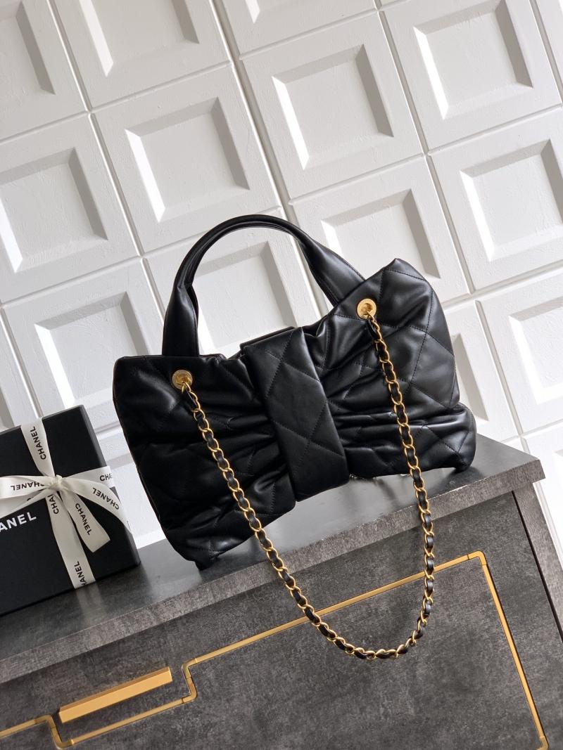 Chanel Lambskin Bow bag Black AS5851