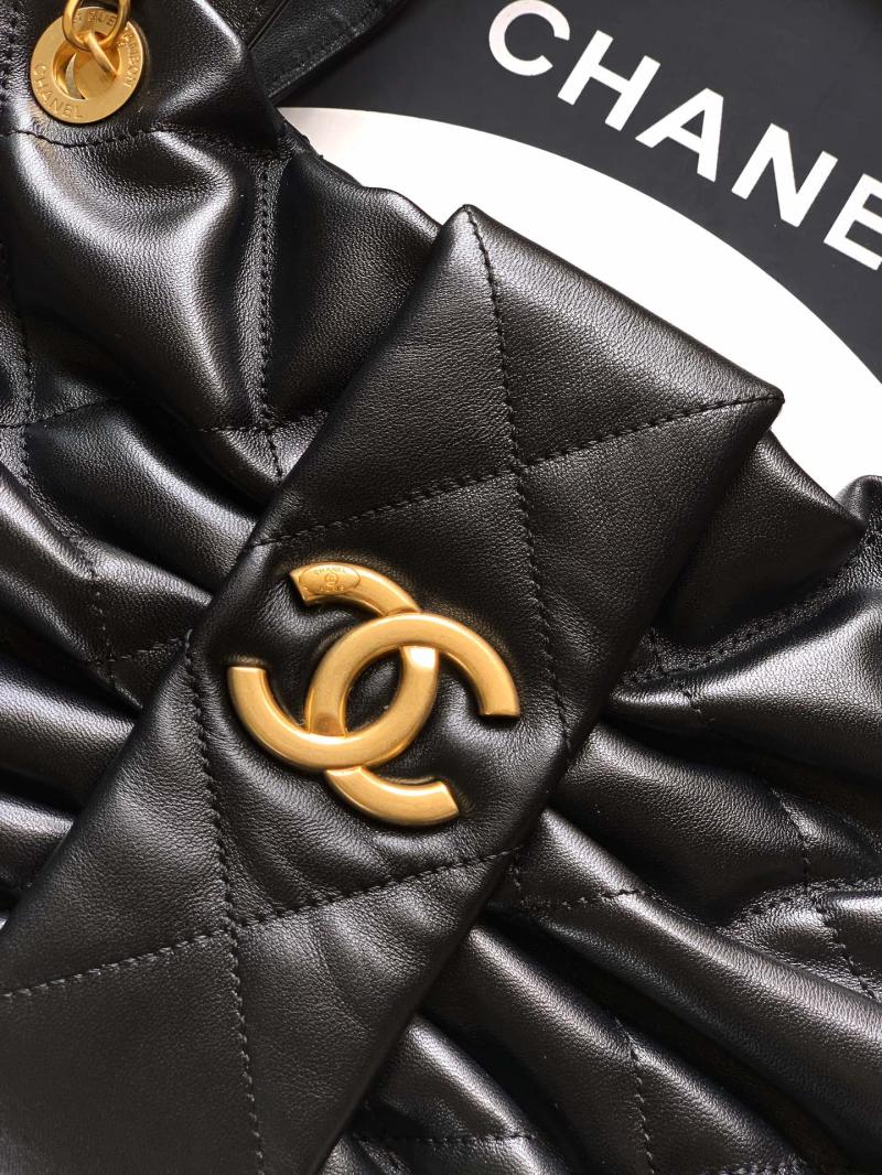 Chanel Lambskin Bow bag Black AS5851