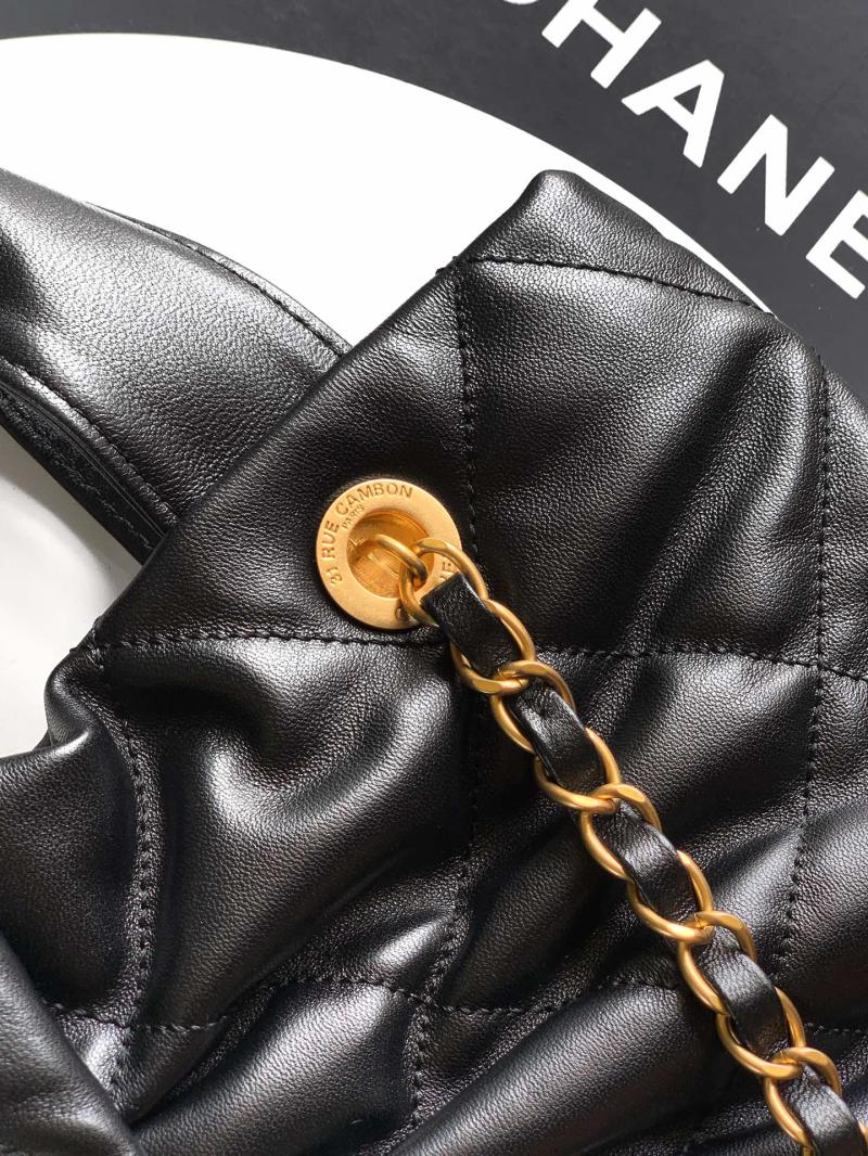Chanel Lambskin Bow bag Black AS5851