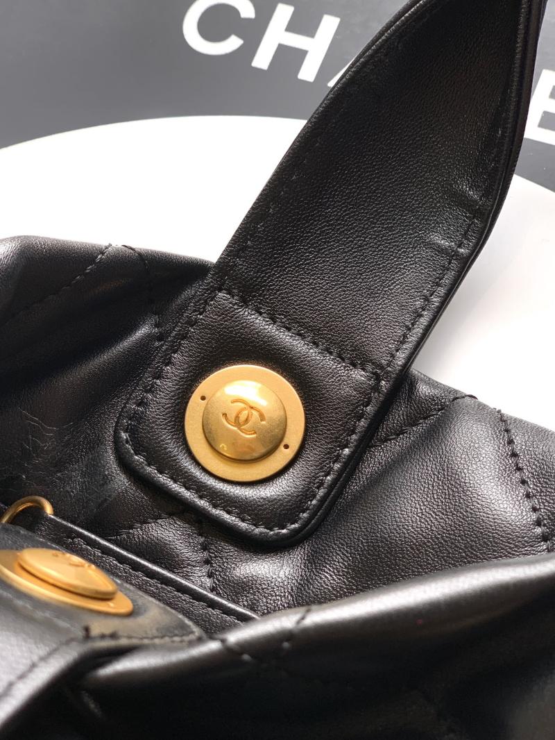 Chanel Lambskin Bow bag Black AS5851