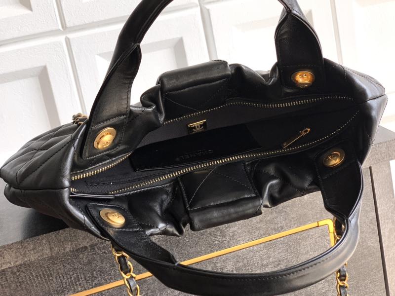 Chanel Lambskin Bow bag Black AS5851