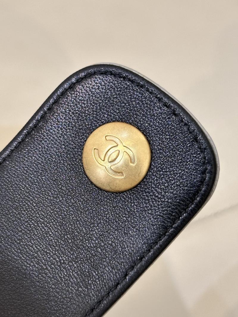 Chanel Suede Shopping Bag Grey AS5657