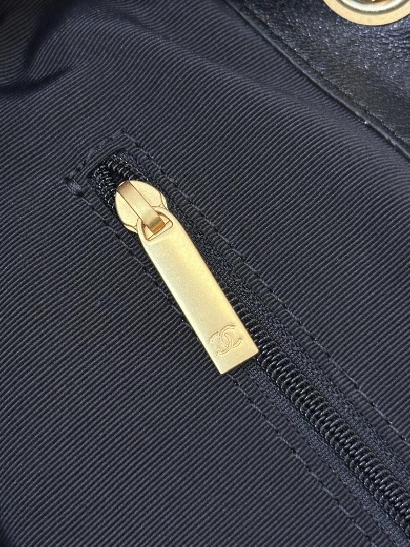 Chanel Suede Shopping Bag Grey AS5657