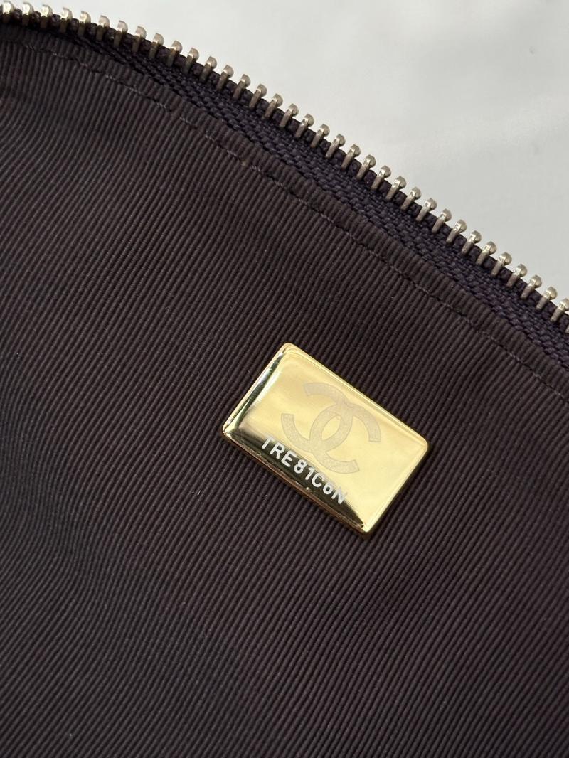 Chanel Suede Small Bowling Bag Coffee AS5792