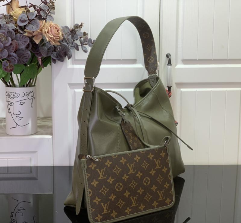 Louis Vuitton Carryall Vibe MM Dark Kaki M14268