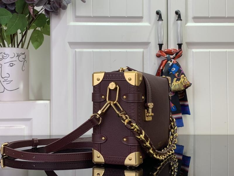 Louis Vuitton Side Trunk MM Wine Red M25669