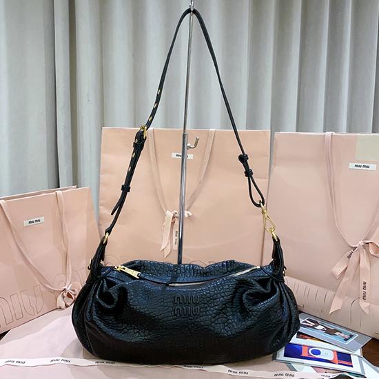 Miu Miu Leather Bag Black 5BC191