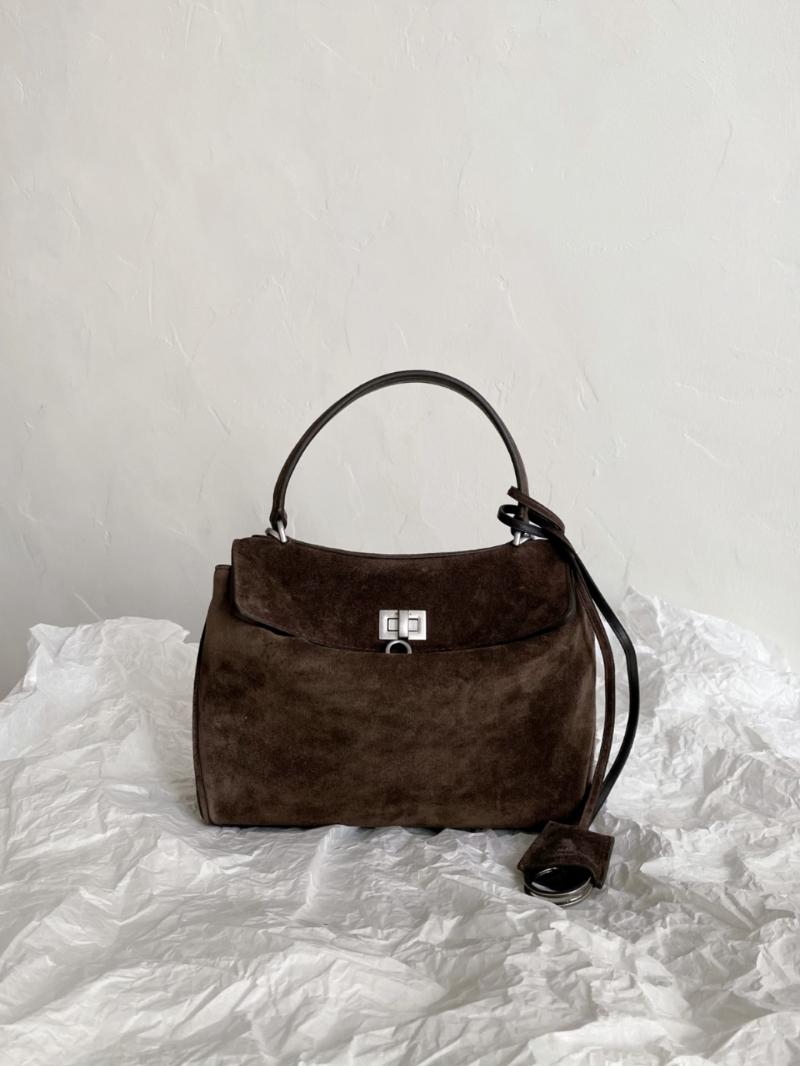 Balenciaga Rodeo Mini Handbag Dark Brown B795456
