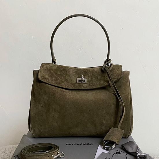 Balenciaga Rodeo Small Handbag Khaki B789779