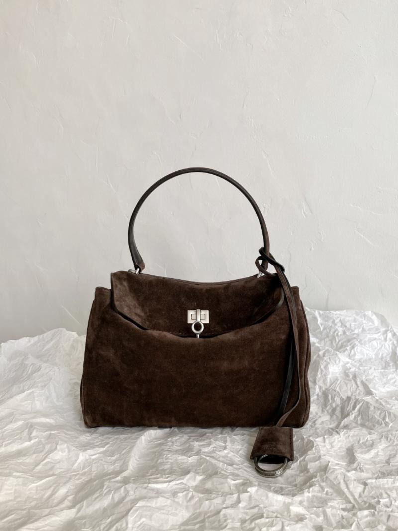 Balenciaga Rodeo Small Handbag Dark Brown B789779