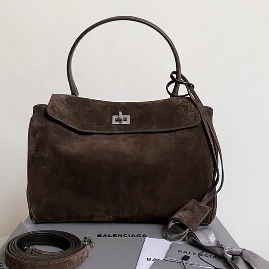 Balenciaga Rodeo Small Handbag Dark Brown B789779