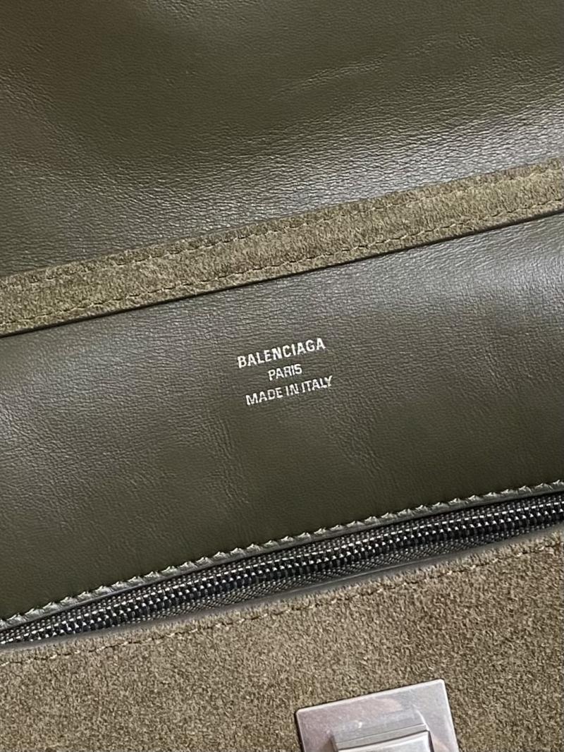 Balenciaga Rodeo Suede Medium Handbag Khaki B789772