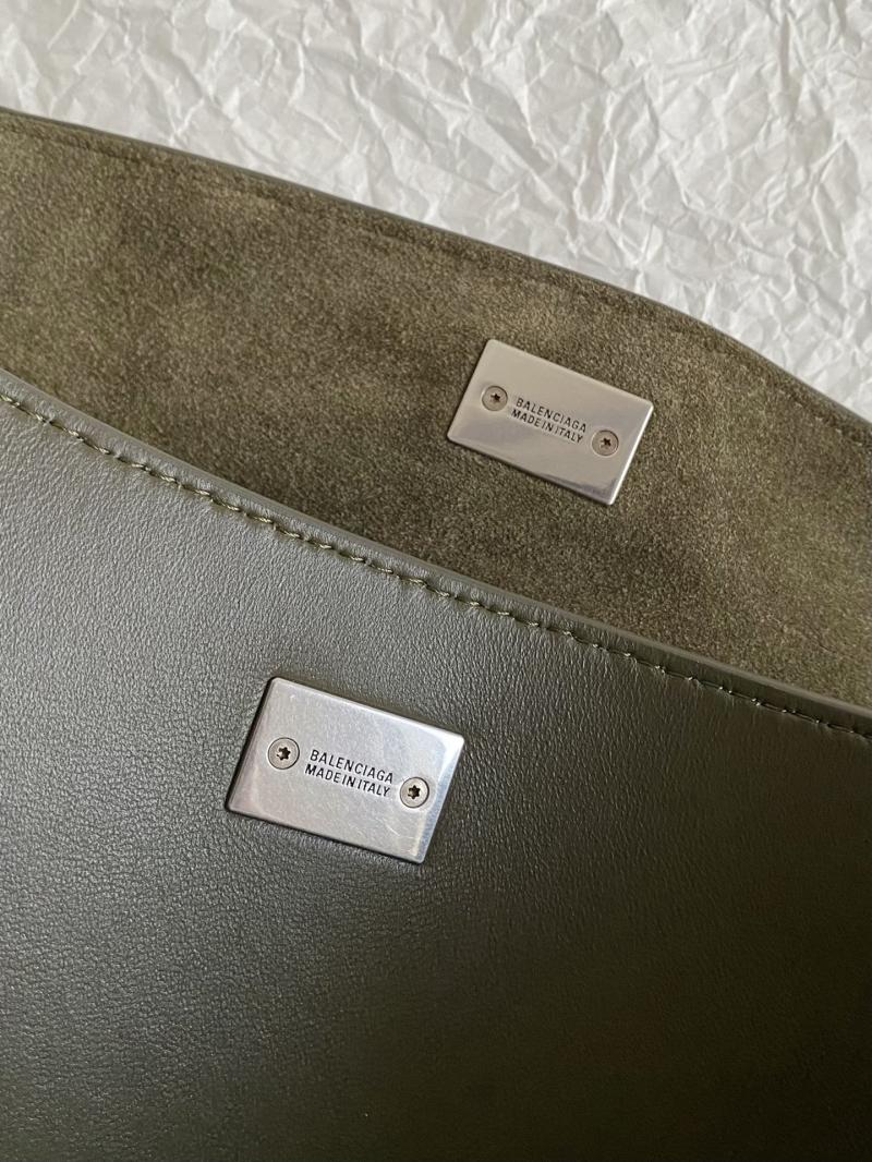 Balenciaga Rodeo Suede Medium Handbag Khaki B789772