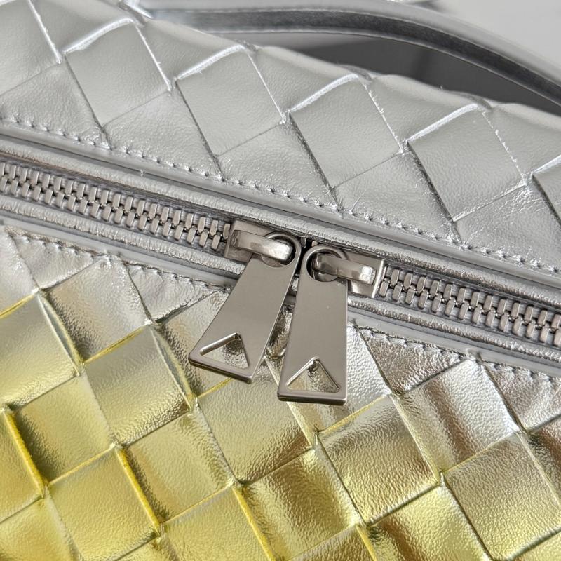Bottega Veneta Bang Bang Vanity Case Silver Yellow B789109