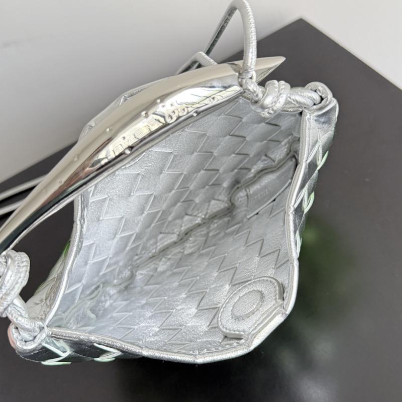 Bottega Veneta Mini Sardine Silver Green B744267