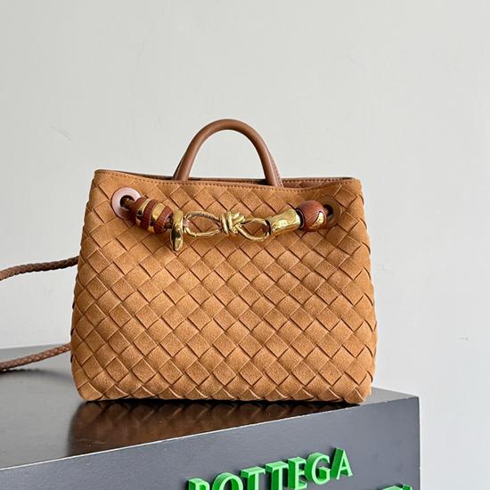Bottega Veneta Suede Small Andiamo Amber 743568