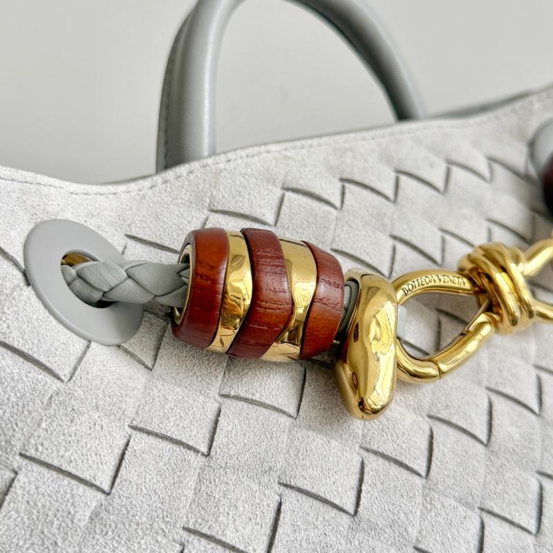 Bottega Veneta Suede Small Andiamo Sterling 743568