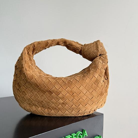 Bottega Veneta Suede Teen Jodie Amber B690225 Bottega Veneta Suede Teen Jodie Amber B690225
