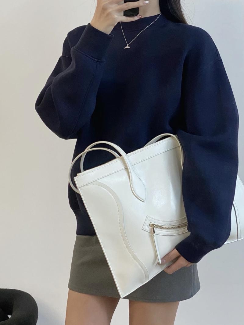 Celine Flat Cabas New Luggage White C35501