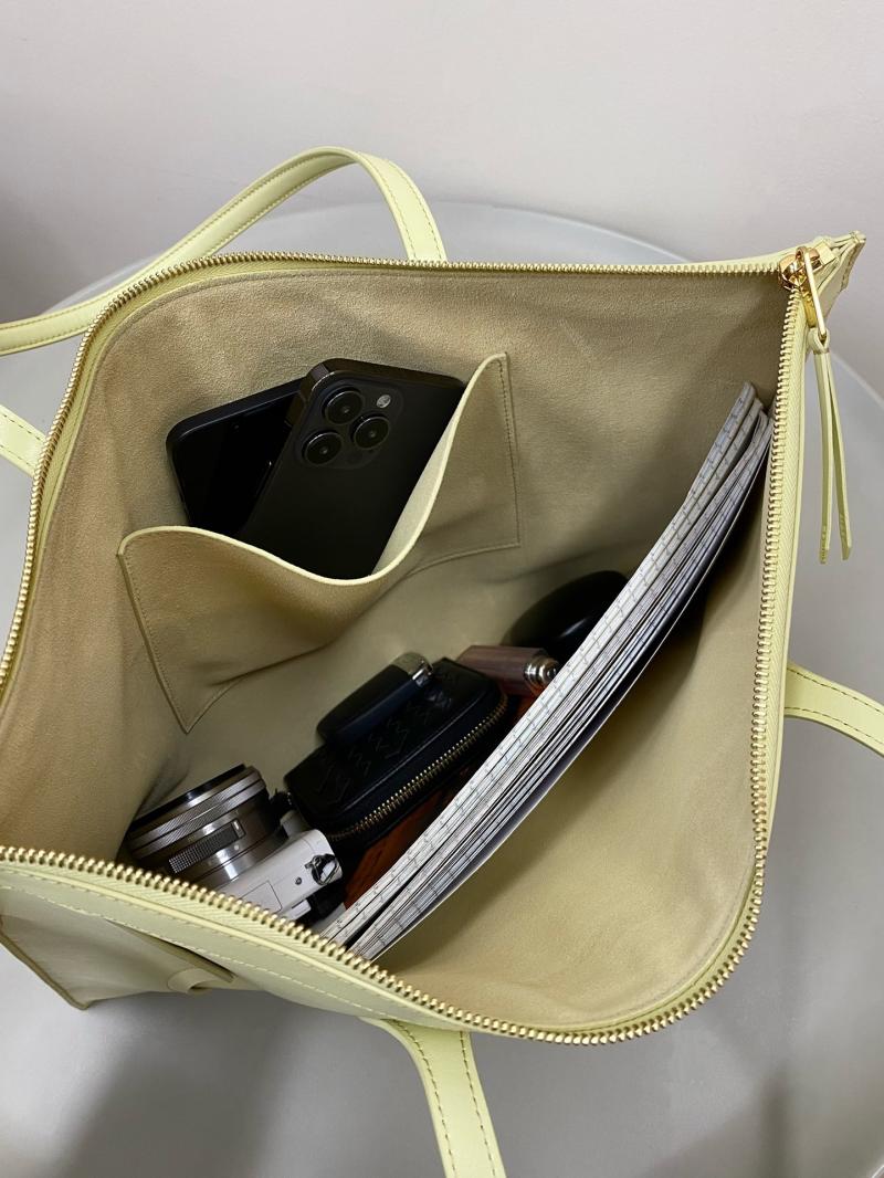 Celine Flat Cabas New Luggage Yellow C35501