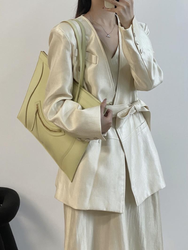 Celine Flat Cabas New Luggage Yellow C35501