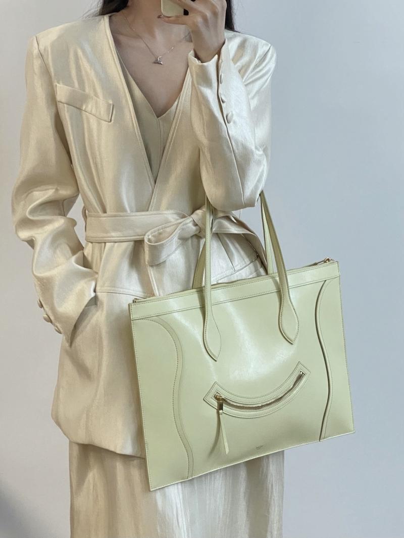 Celine Flat Cabas New Luggage Yellow C35501