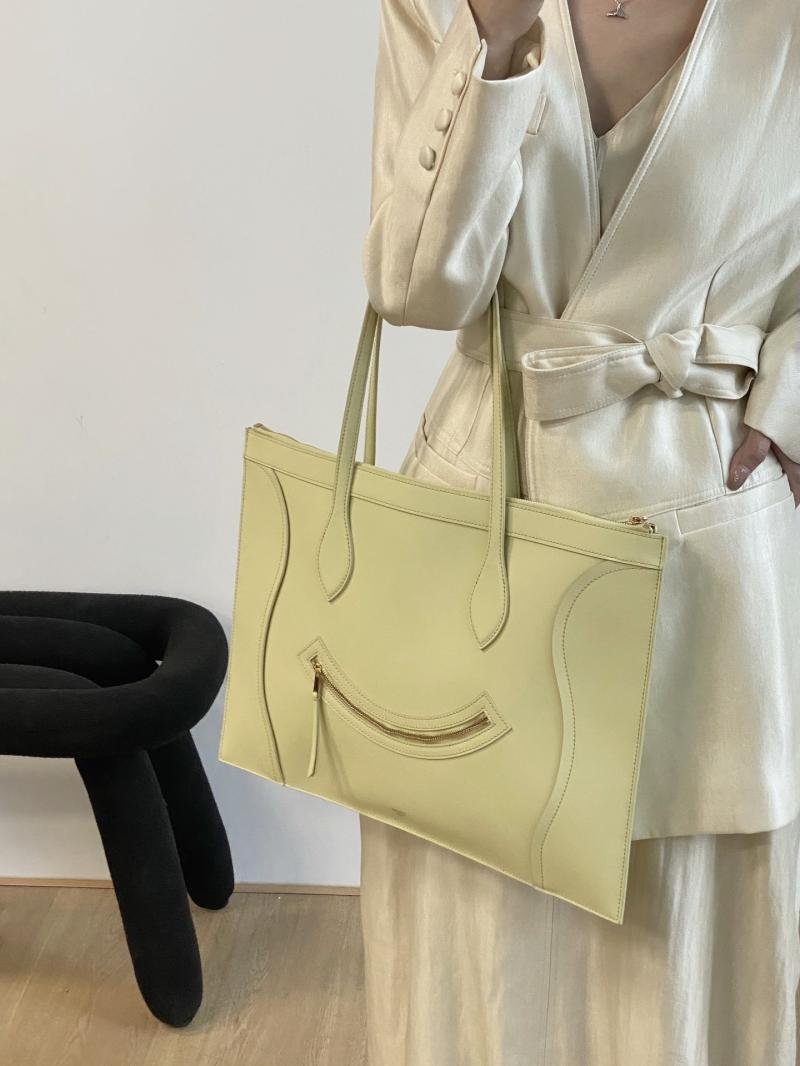 Celine Flat Cabas New Luggage Yellow C35501