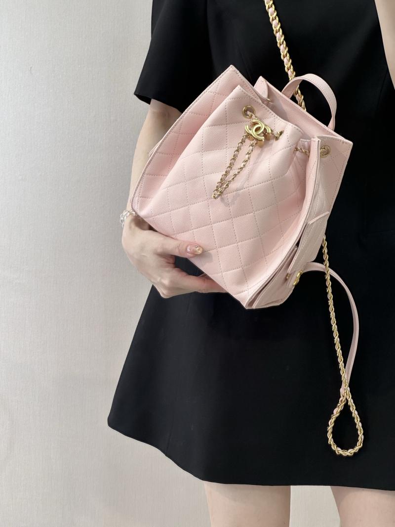 Chanel 25 Medium Backpack Pink AS5600