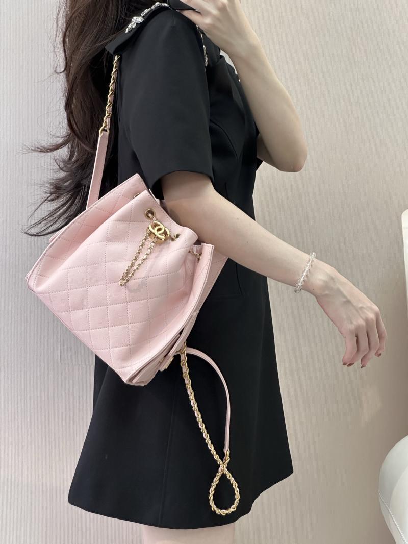 Chanel 25 Medium Backpack Pink AS5600