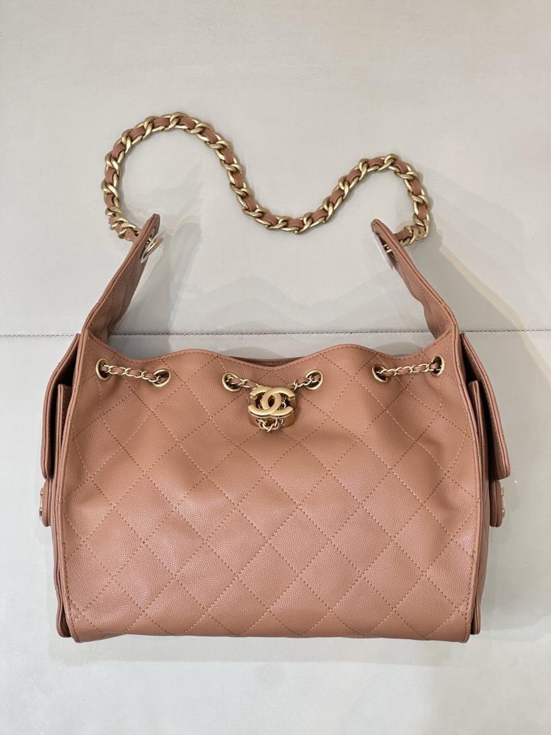 Chanel 25 Small Handbag Camel AS5293