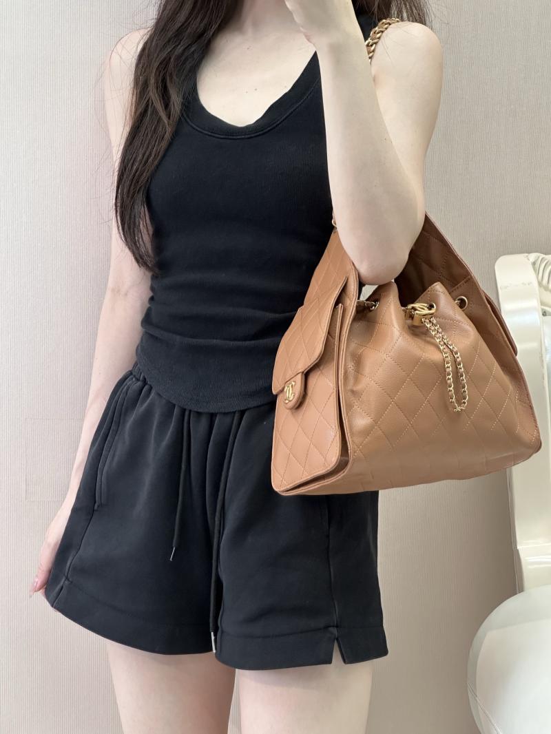 Chanel 25 Small Handbag Camel AS5293