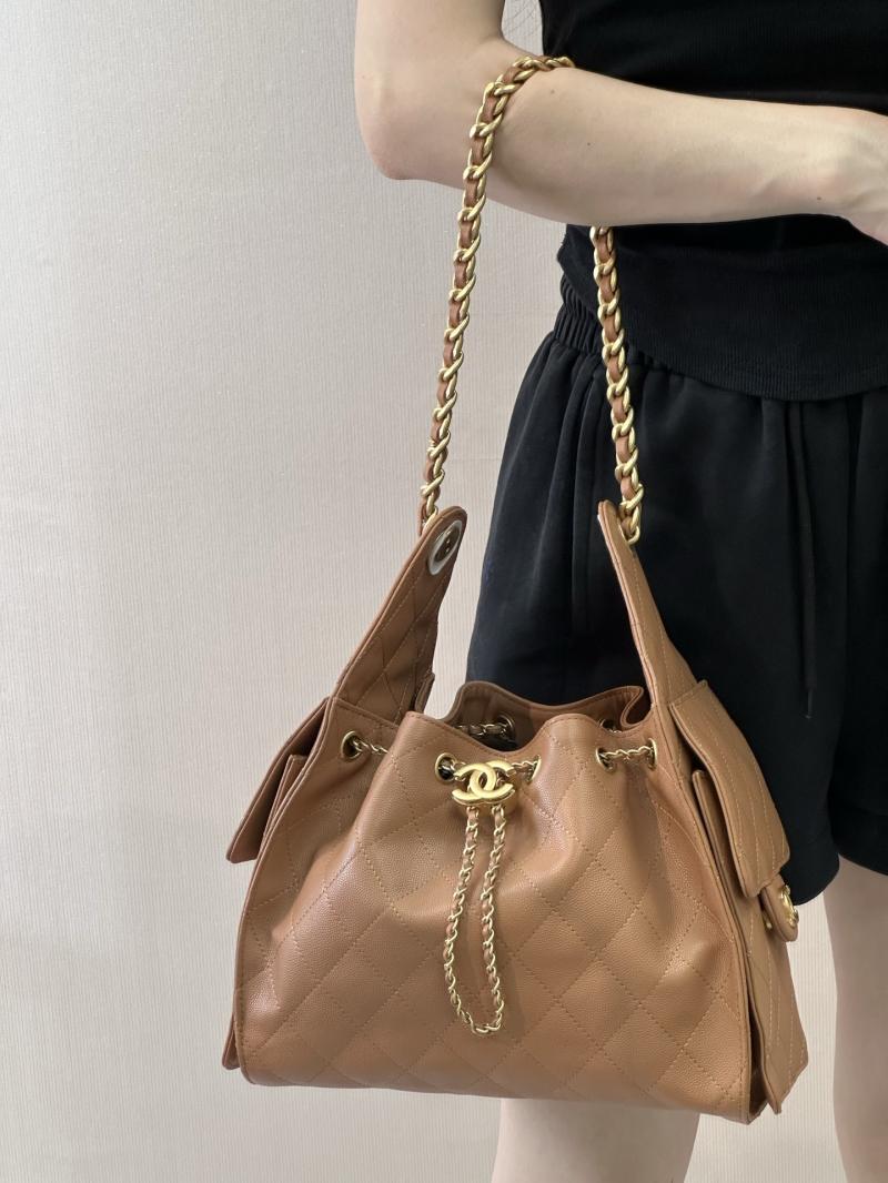 Chanel 25 Small Handbag Camel AS5293